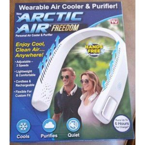 Arctic Air Freedom Portable Personal Air Cooler Handsfree GREAT FOR HOT FLASHES!